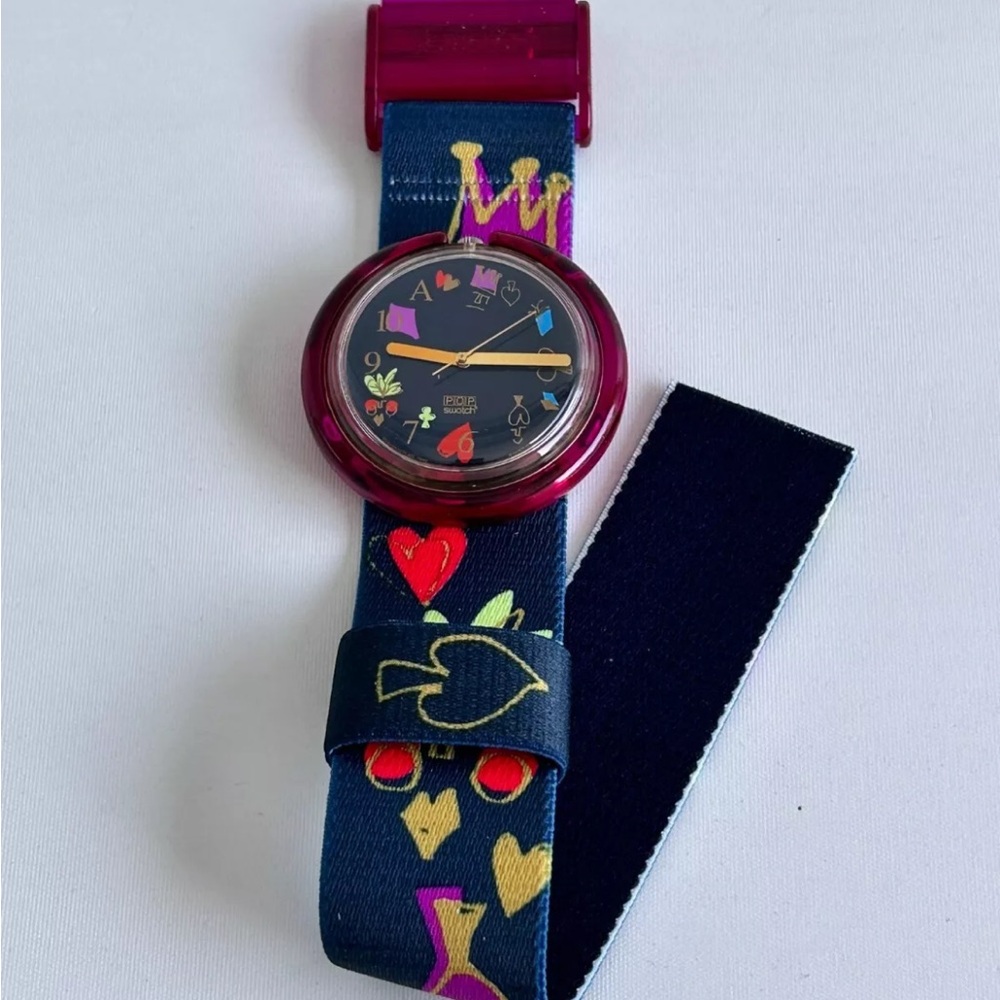 Vintage Pop Swatch,Alice in Wonderland,Like new,used only once.on box
